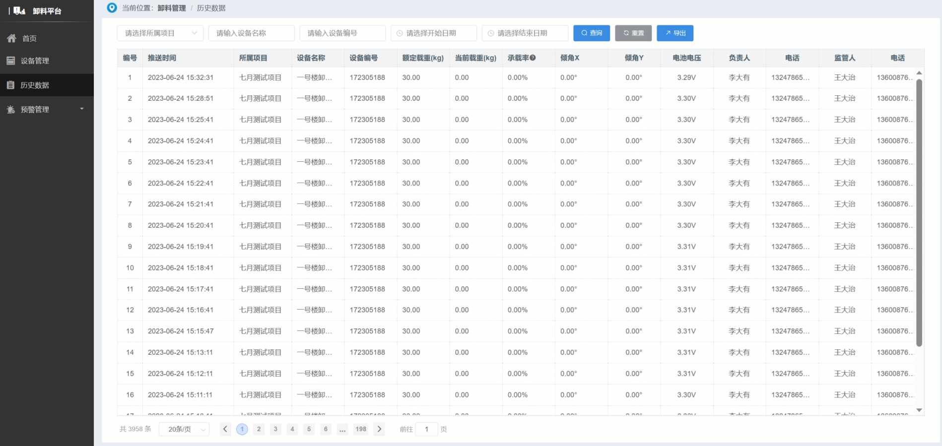 陜西知行華智：工地卸料平臺管理系統有什么功能優勢？